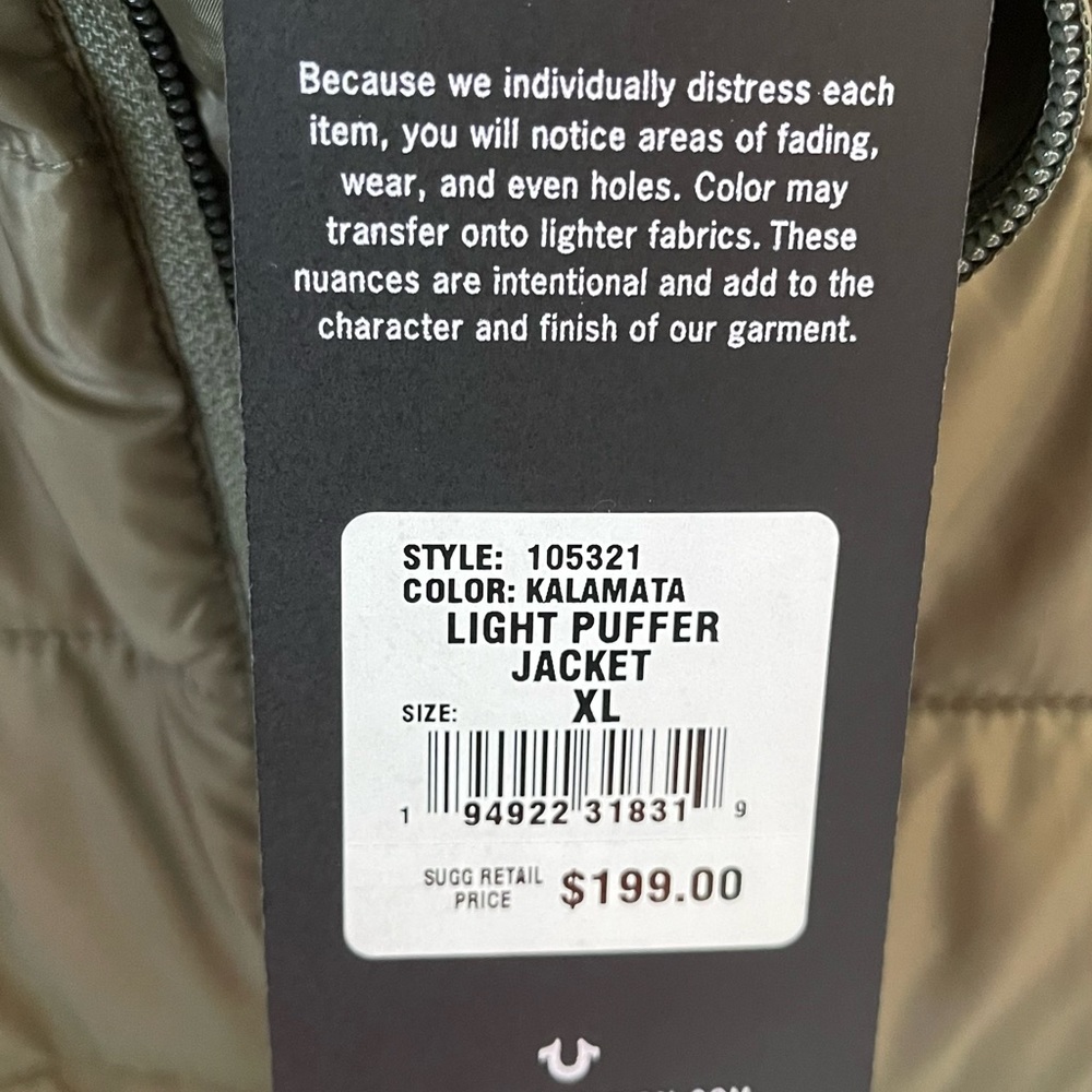True Religion men’s puffer coat and jacket - Picture 6 of 9
